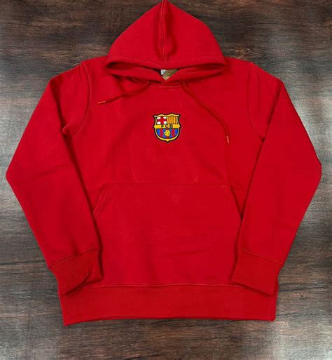Barcelona Three Thread Unisex Cotton Hoodie – The Jersey Studio