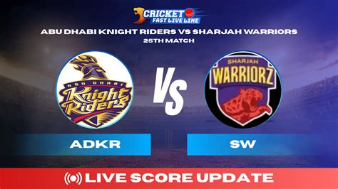 SW: 135/6 (20.0) | ADKR vs SW Live score, 25th Match | International ...