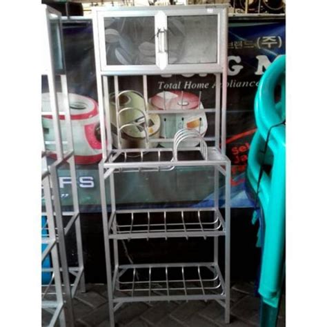 Jual Rak Piring Aluminium 3 Sap Box Atas 2 Pintu 60 Redtyastore ...