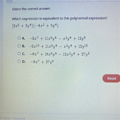 Which Expression Is Equivalent To