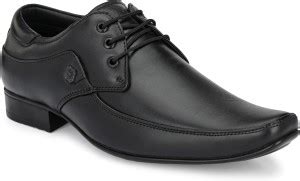 INDIANTRENDS Officer Class Pure Leather Formal Shoes Lace Up For Men ...