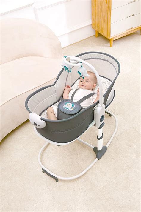 Buy Mastela 6 In 1 Multi-Function Rocker & Bassinet Grey - For Ages 0-3 ...