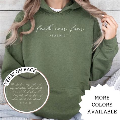 Faith Over Fear Hoodie, Faith Over Fear Sweatshirt, Faith Hoodies ...