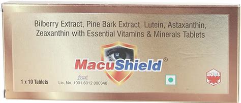 Buy Macushield Strip Of 10 Tablets Online & Save Up to 24% at PharmEasy