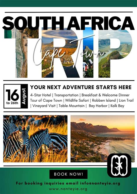 Travel to South Africa from August 16-26, Cape Town, 16 August to 26 ...