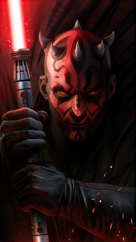 Sfondo Darth Maul Iphone Darth Vader: Artworks Of The Dark Lord Of The