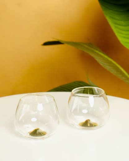 Hidden Gold Glass Set – Cinco Livings