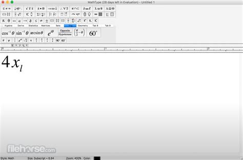 MathType Free Software 的图像结果
