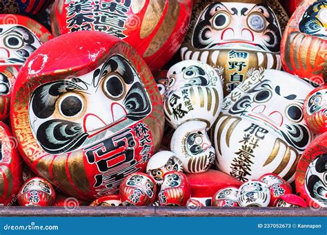 Daruma dolls at Shorinzan Daruma Temple in Takasaki