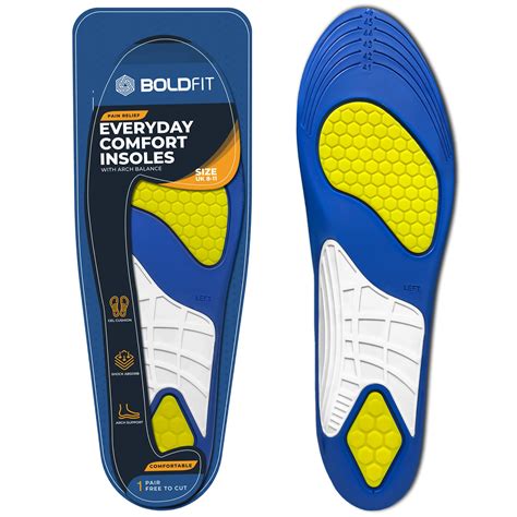 Boldfit Insole For Shoes Men Shoe Insoles For Men Sole For Shoe Shoe ...