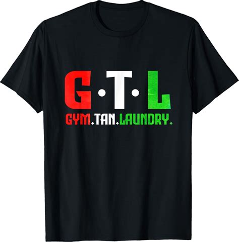 Gym Tan Laundry GTL New Jersey Garden NJ Shore Italian Flag T-ShirtMen ...