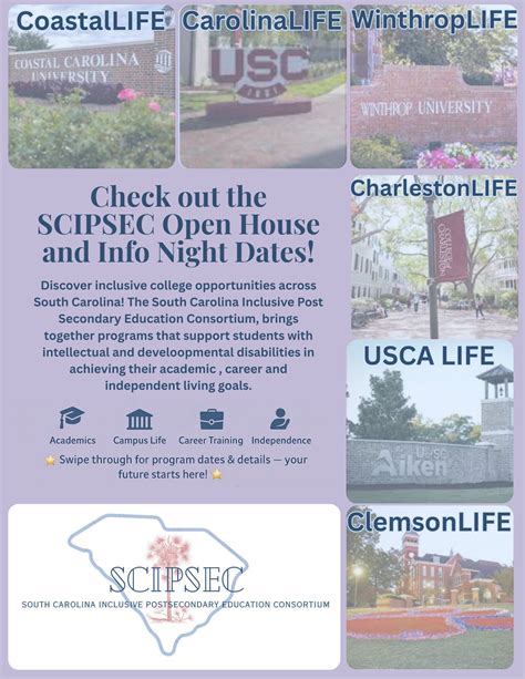 South Carolina Inclusive Post Secondary Education Consortium (@scipsec ...
