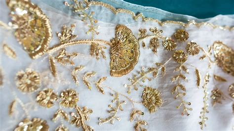 Hand embroidered sarees and indian fashion clothes | Kiash hand embroidery