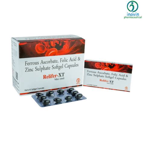 RELIFER-XT Sofgel Capsules Inovin Pharmaceuticals