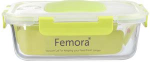 Femora Glass Utility Container - 1050 ml Price in India - Buy Femora ...