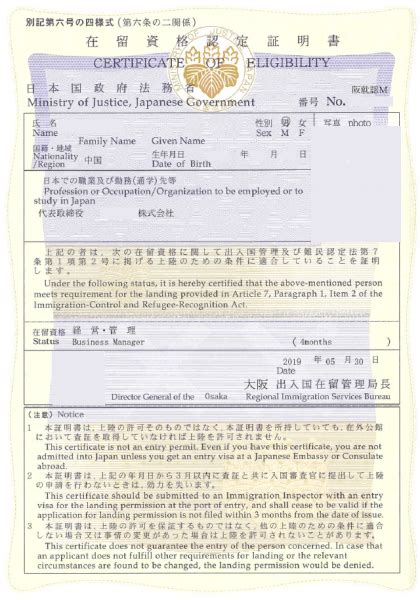 经营管理签证(投资签证)-审查时间 - 行政書士大阪国際法務事務所
