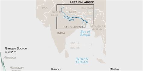 Map Of India Ganges River