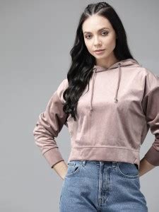 Roadster Full Sleeve Solid Women Reversible Sweatshirt - Buy Roadster ...