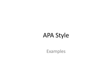 APA Style Tutorial Examples 的图像结果