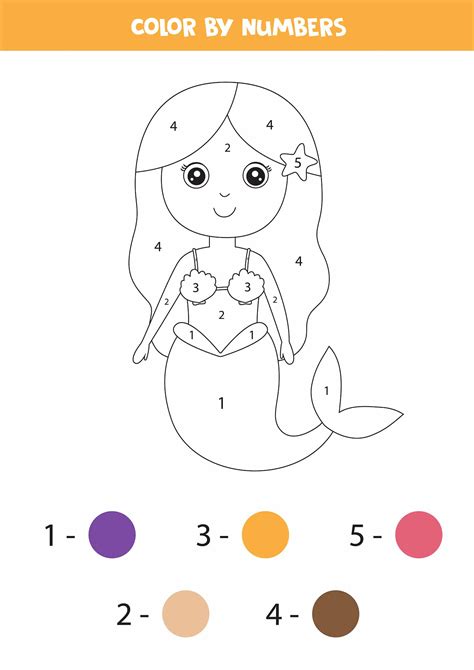 Color by number kindergarten - laderms