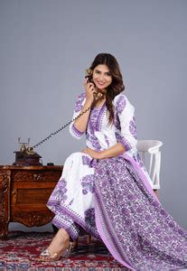 Sanganer Export Women Kurti Pyjama Dupatta Set - Buy Sanganer Export ...