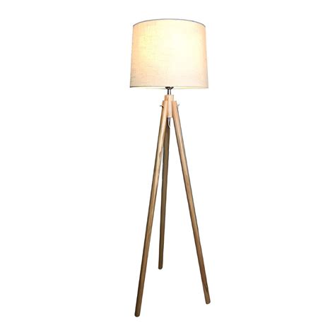 Simplicity-Style Conical Floor Light Wood Floor Lamp for Living Room ...
