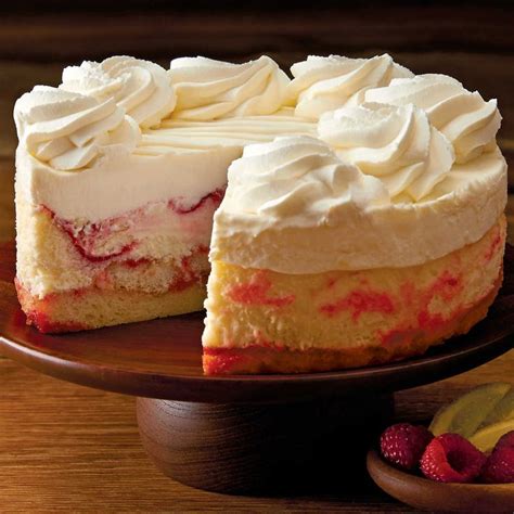Image result for Cheesecake Factory Lemon Raspberry Cheesecake