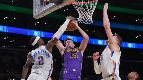 Oklahoma City Thunder v Los Angeles Lakers Background