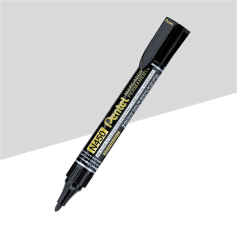 Pentel N450 Permanent Marker – Black Ink (Pack of 1) – Topperskit LLP