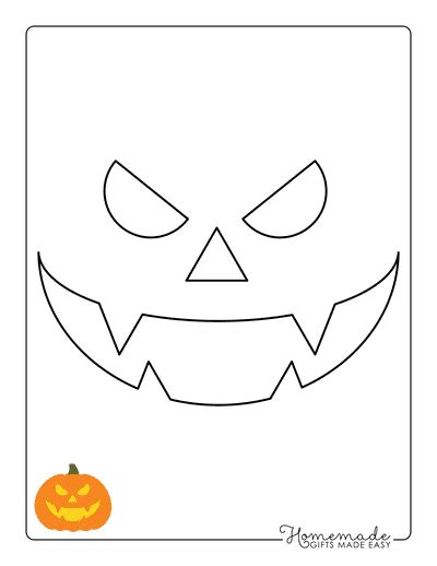 Free Printable Pumpkin Carving Stencils & Templates for Halloween ...
