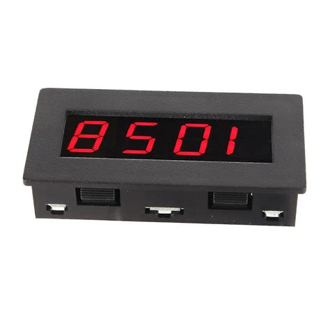 Digital Frequency Meter Speedometer DC 8 to 15V 0.56 in 5 to 9999 RPM 4 ...