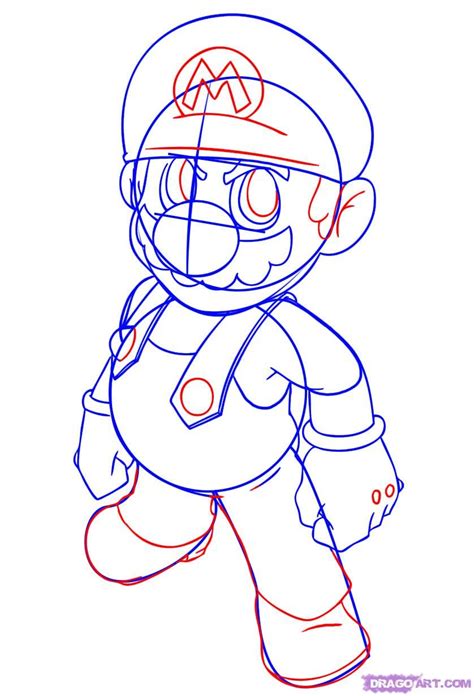 Drawing Tutorial Mario Characters 的图像结果