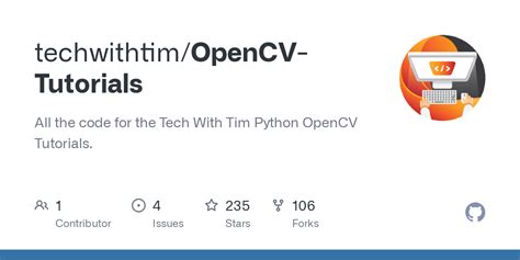 Image result for OpenCV Python Tutorial Tech with Tim