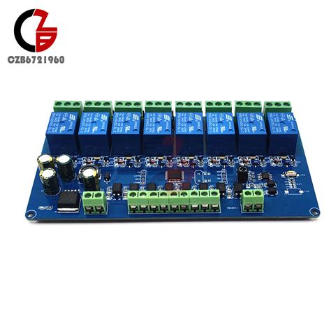 8 CH Modbus Rtu Relay Module RS485 TTL UART 7-30V | Ubuy India