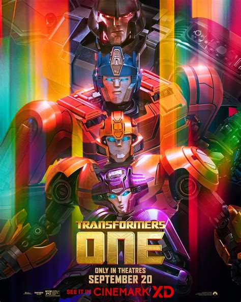 Transformers One 4DX & Cinemark XD Promotional Posters - Transformers ...