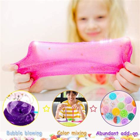 Buy Slime Kit,Slime 24 and Clay 6 DIY Slime Kit for Girls Boys Kids ...