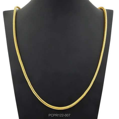 Shop 24k Gold Plated Chain for Gents Online | Parakkat Jewels