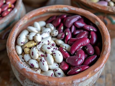 A bowl of beans in a bowl | Premium AI-generated image