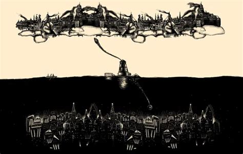 Wallpaper people, boat, lighthouse, black and white, rapture, bioshock ...