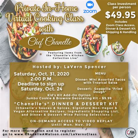 Image result for Virtual Cooking Class