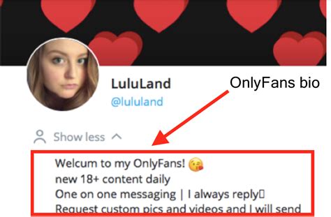 The Best Onlyfans Bio Ideas & 4 Great Bio Examples | OnlyFans.guide