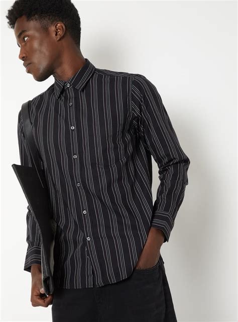Buy Men Striped Slim Fit Shirt Online at just Rs. 1049.0 ...