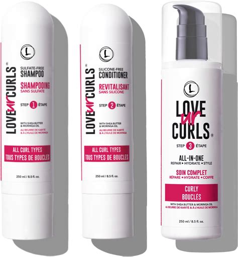 Amazon.com : Love Ur Curls - Shampoo & Conditioner Set with All in One ...