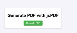Image result for Using jsPDF