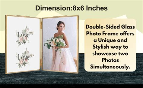 IAC Crafteriaaa Double Glass Brass Tabletop Free Standing Rectangular ...