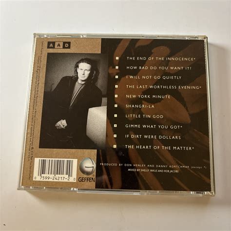 Don Henley - The End Of The Innocence (CD, 1989) - Retro Unit
