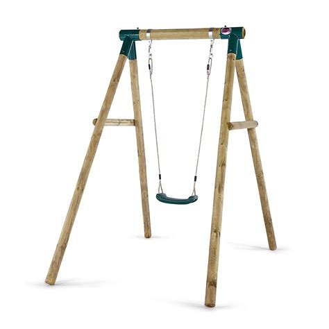 Buy Plum Bush Baby Wooden Garden Swing Set For Kids Ages 3-12 Years ...
