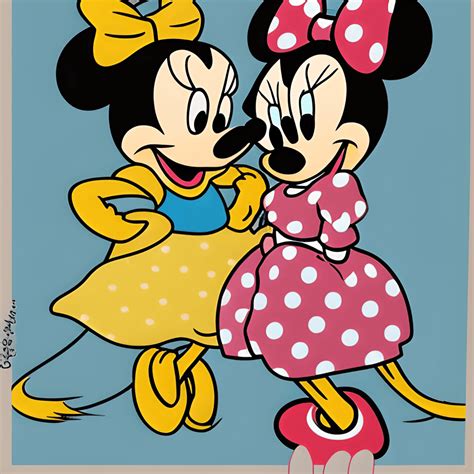 Daisy Duck And Minnie Mouse