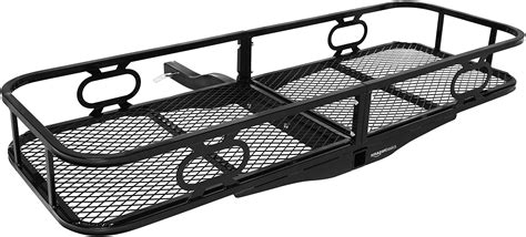 AmazonBasics Hitch Mount Cargo Carrier for 2 inch receivers (60 inch X ...