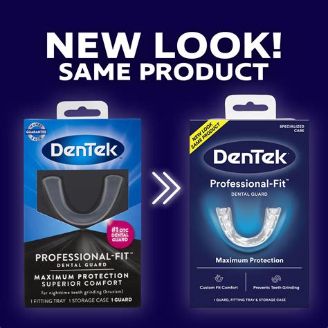 DenTek Mouth Guard for Nighttime Teeth Grinding, Professional-Fit ...